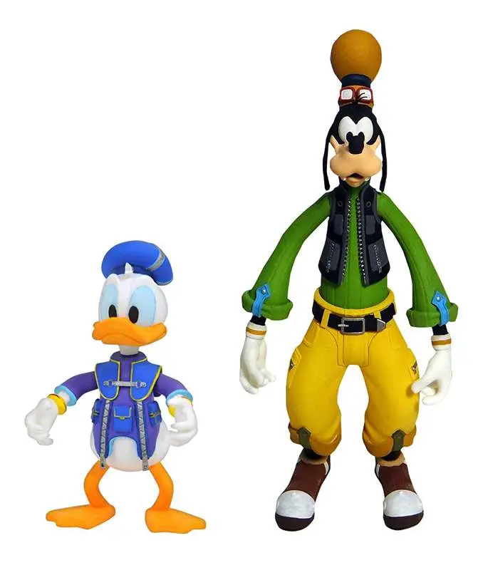 Figurine kingdom hearts 3 select goofy donald